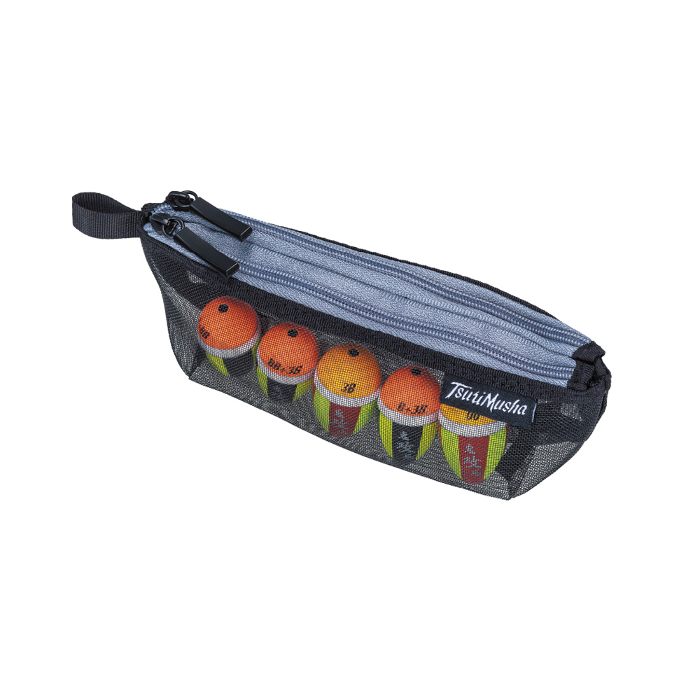 쯔리무사 워셔블 타이니 트윈 파우치 160mm 메쉬 찌케이스