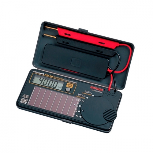 [SANWA] PS8a 포켓 디지털 멀티미터, 태양광 충전타입, Digital Multimeter