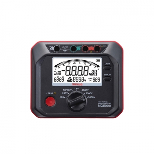 [SANWA] MG5000 고압 디지털 절연저항계, Digital Insulation Resistance Tester