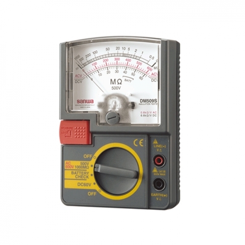 [SANWA] DM509S 아날로그 절연저항계, Analog Insulation & Continuity Meter