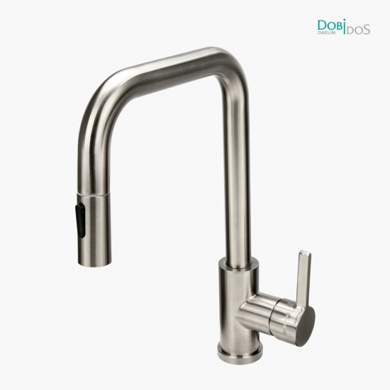 무광 스텐 씽크대 대붙이 싱크수전 원홀