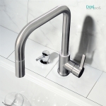 무광 스텐 씽크대 대붙이 싱크수전 원홀