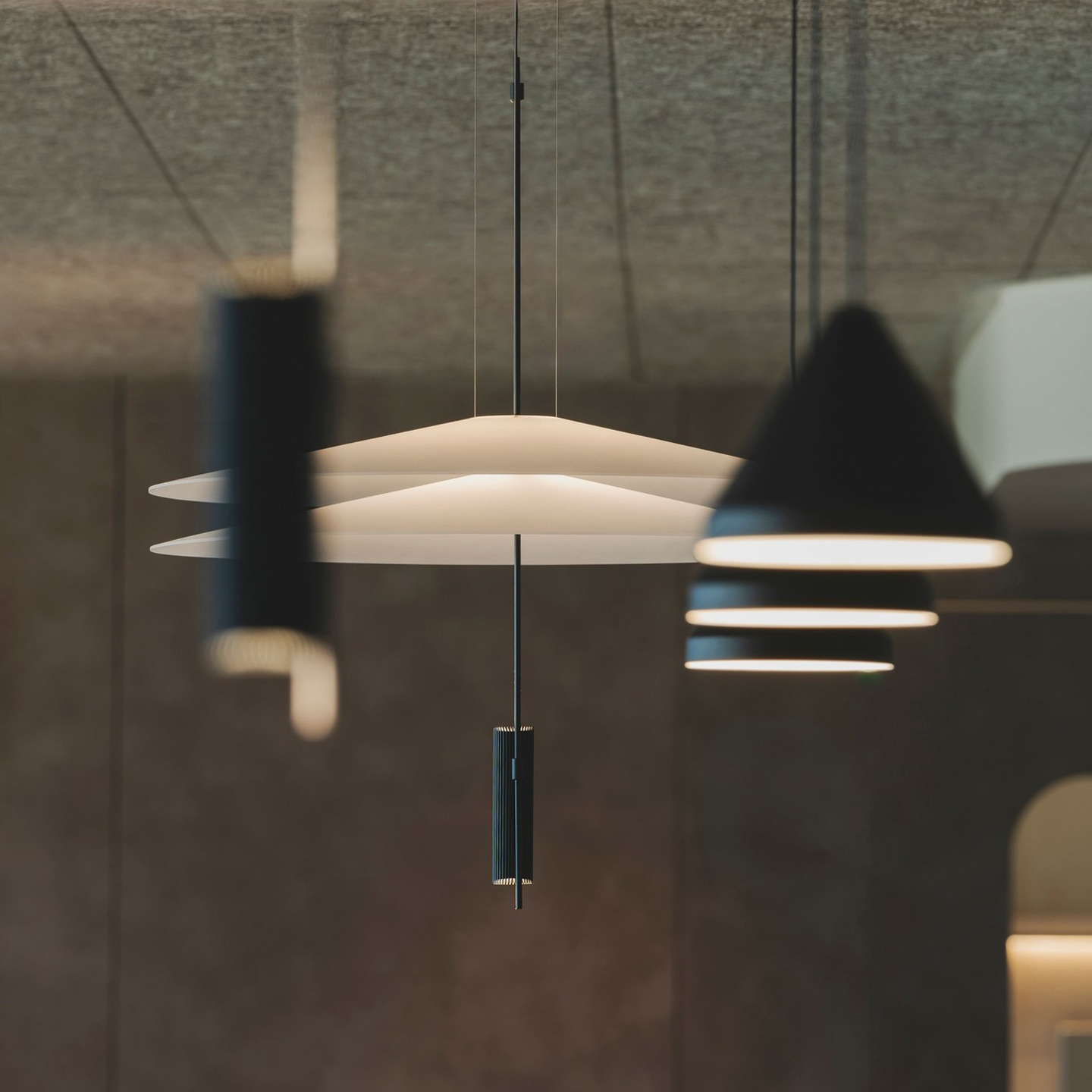 (7월특가) [빠른배송] 비비아 플라밍고 1510 펜던트 조명 VIBIA Flamingo 1510 Pendant Lamp Graphite
