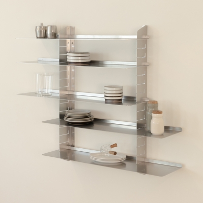 (1월특가) 애즈펙트 슬라이드 벽 선반 - 스테인리스