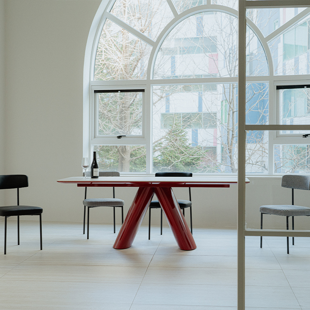 (페스타세일) [적립금 16만원] 헨지디자인 비노 레드 다이닝 세라믹 테이블 / Vino Red Dining Table - Ceramic (-4/30)