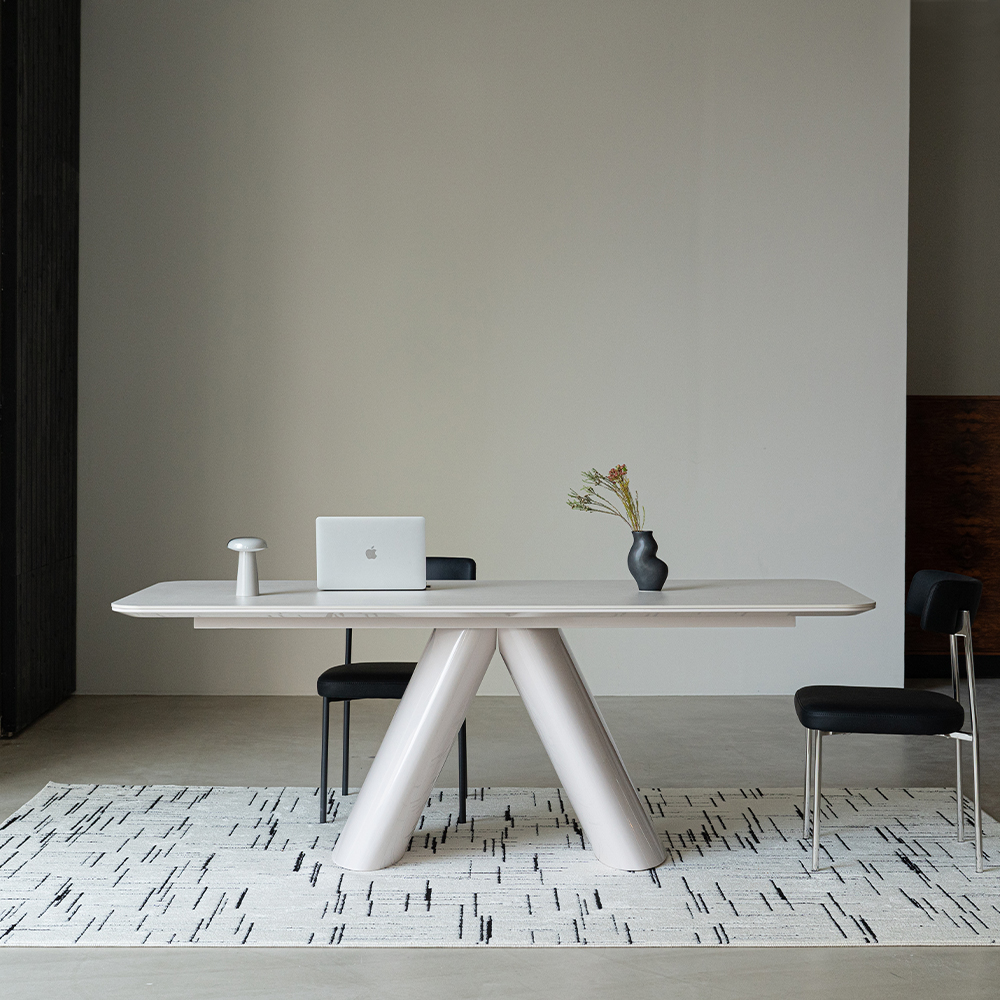 (4월특가) [적립금 16만원] 헨지디자인 비노 샌드 베이지 다이닝 세라믹 테이블 / Vino Sand Beige Dining Table - Ceramic (-4/30)