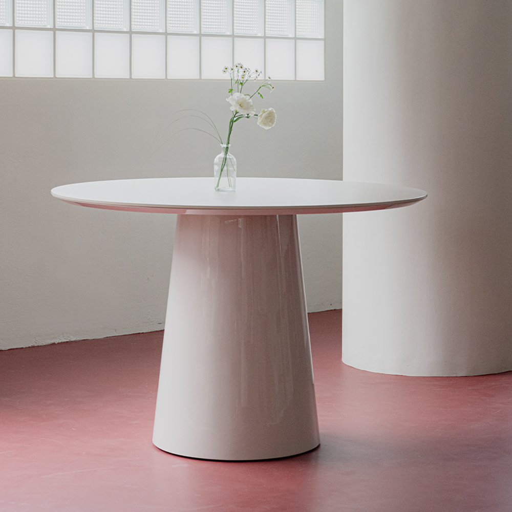 (4월특가) [적립금 11만원] 헨지디자인 비노 샌드베이지 라운드 세라믹 테이블 / Vino Sand Beige Round Table - Ceramic (-4/30)