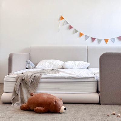 (슈퍼세일) 슬립디노(Sleepdino) 커브 패밀리 베드 /CURVE FAMILY BED FRAME (-4/2)