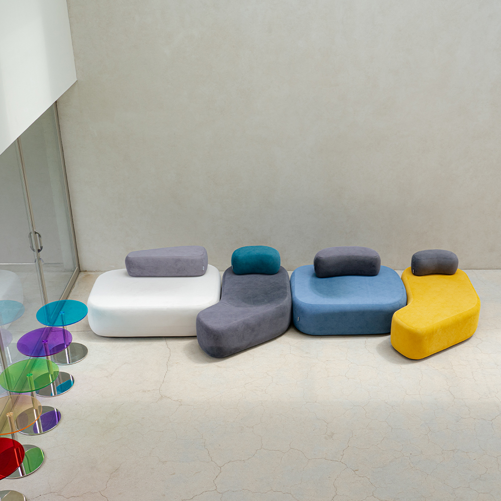(페스타세일) 헨지디자인 몽쉘 패브릭 모듈 소파 / Mongshell modular design sofa (-4/30)
