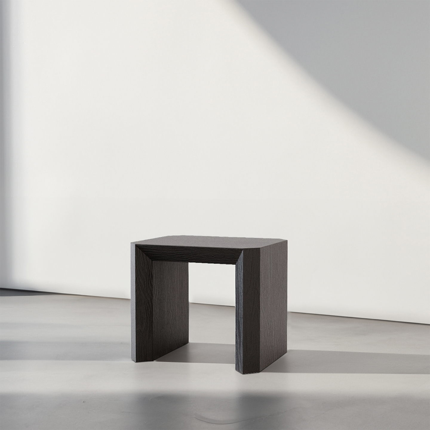 본태스튜디오 1인용 베벨 원목스툴 / Bevel Wooden Stool for One