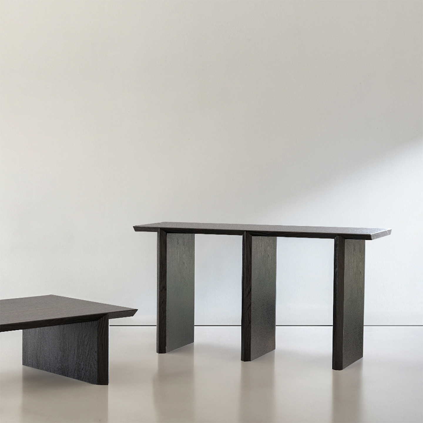 본태스튜디오 베벨 원목콘솔 / Bevel Wooden Console