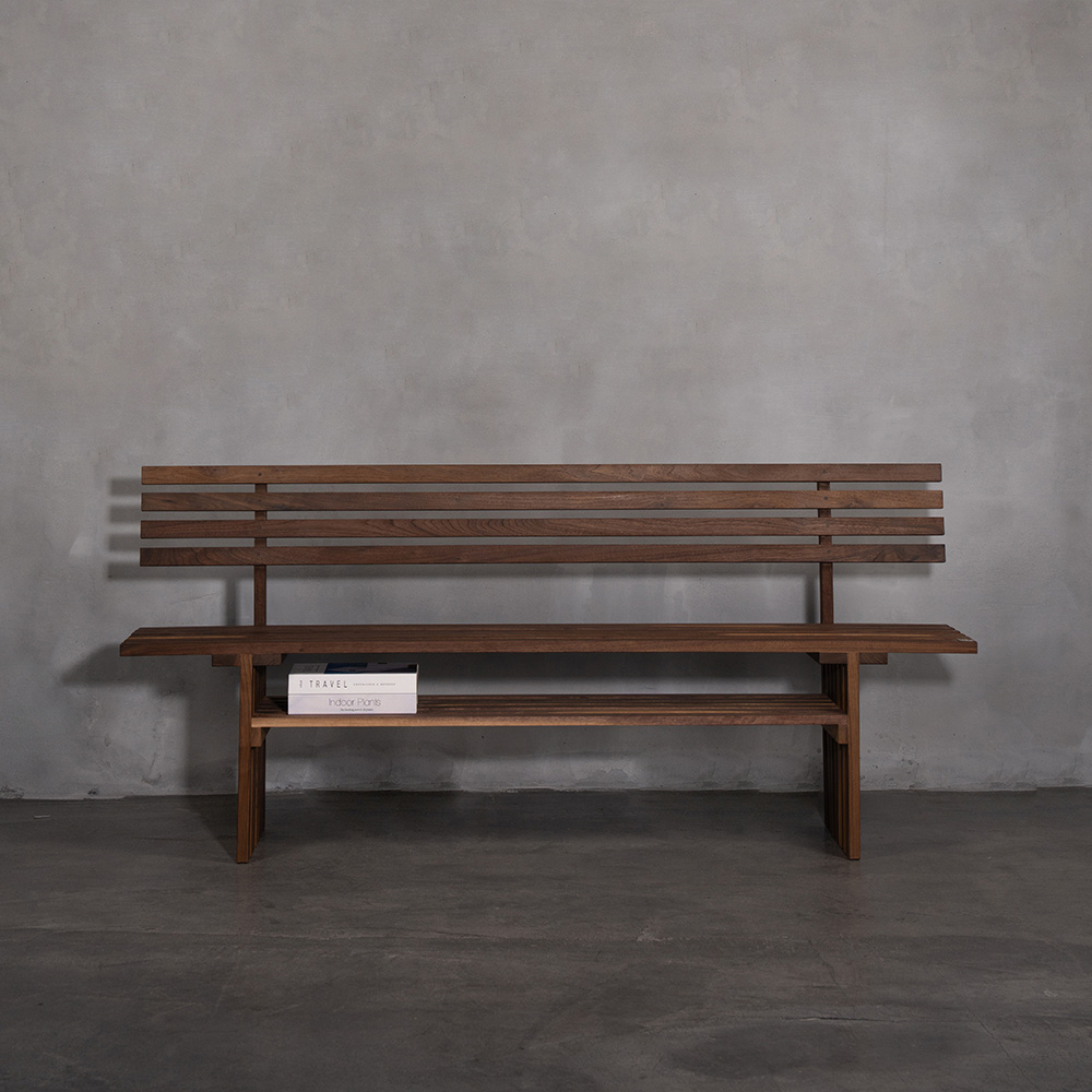 에이치에브르 크루아제 백 벤치 / Croisé Back Bench