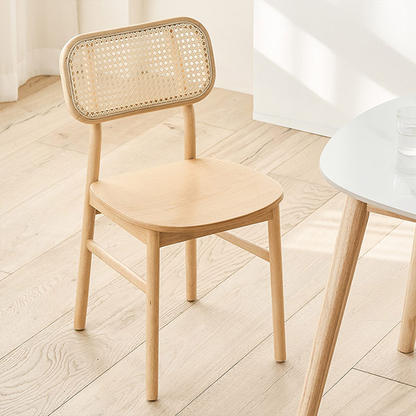(2월특가) 아이엔지홈 스콘 라탄 원목 의자