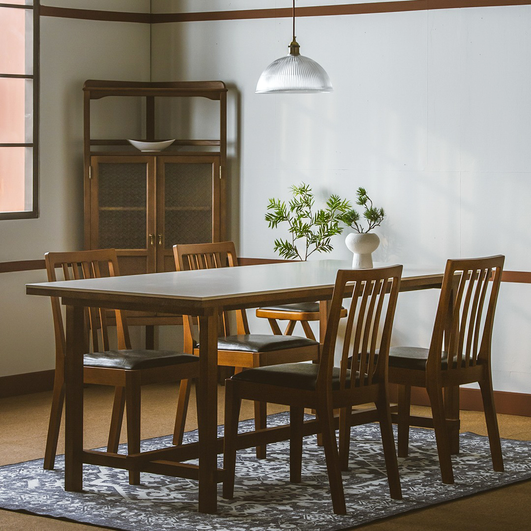 (12월특가) [쿠폰] 장미맨숀 로사 원목 세라믹 식탁/책상/카페 테이블 1800 (-12/31)