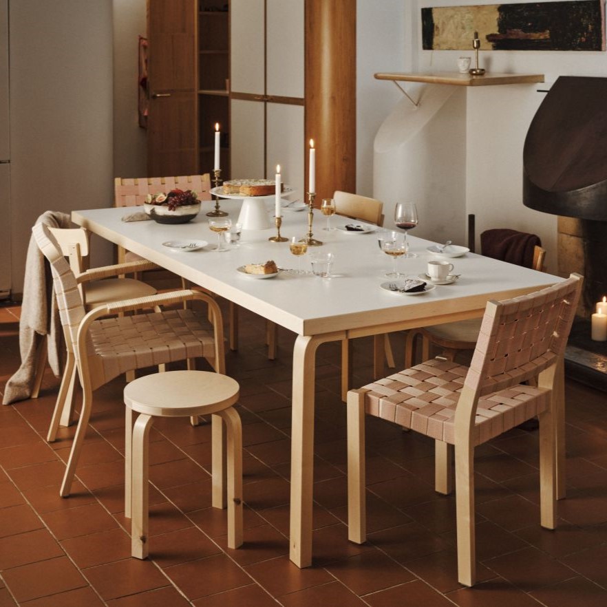 [잠실래미안아이파크 공구] 아르텍 알토 테이블 80A Artek Aalto Table Rectangular 80A White/Birch