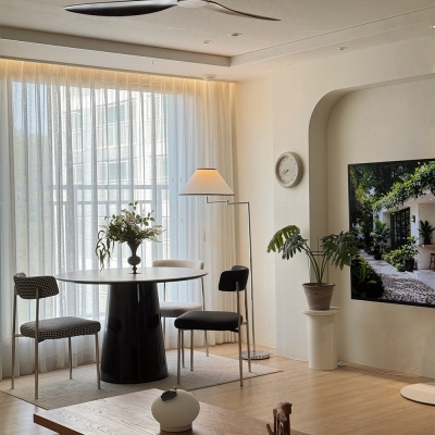 (11월특가) 헨지디자인 비노 블랙 라운드 원형 테이블 (-11/16)