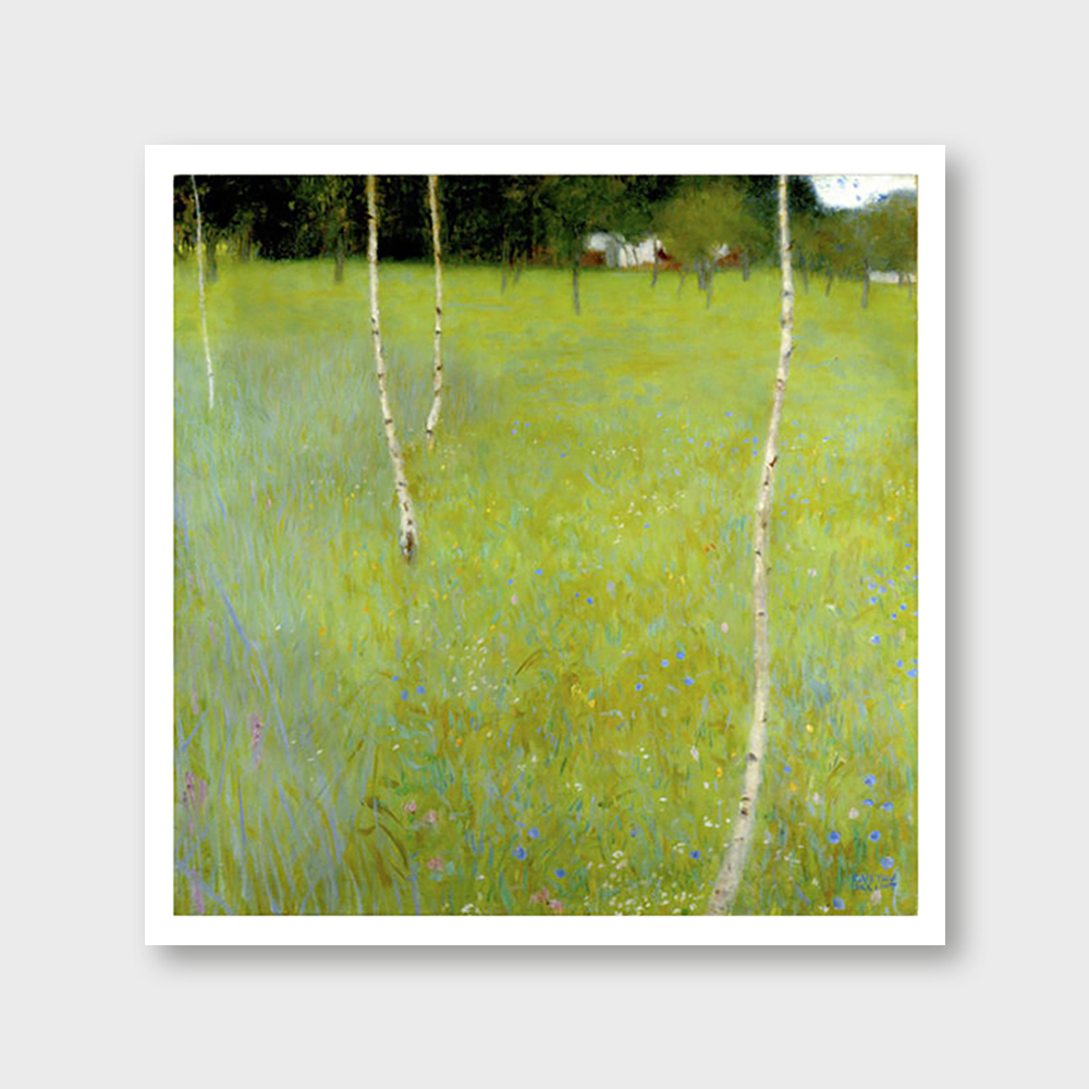 오픈에디션 / 구스타프 클림트 / Farmhouse with Young Birch Trees, 1900 (액자포함)