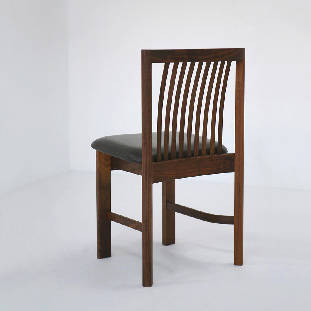 비엘오 뷔렌 암리스 체어 월넛 / BUREN ARMLESS CHAIR WALNUT