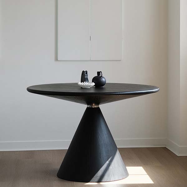 피콕서울 코코 원목 테이블 - 블랙/오크