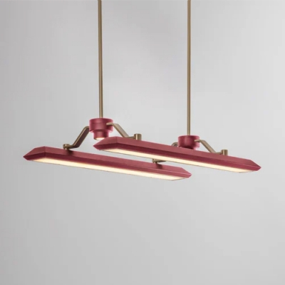 (7월특가) 버트프랭크 리나토 리니어 펜던트조명 Bert Frank Rinato Linear Pendant Oxblood