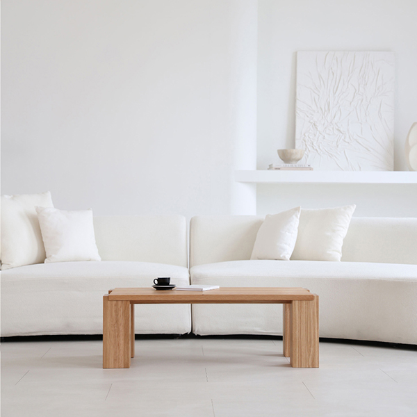 구름가구 스칼 원목 소파 테이블 - 3colors