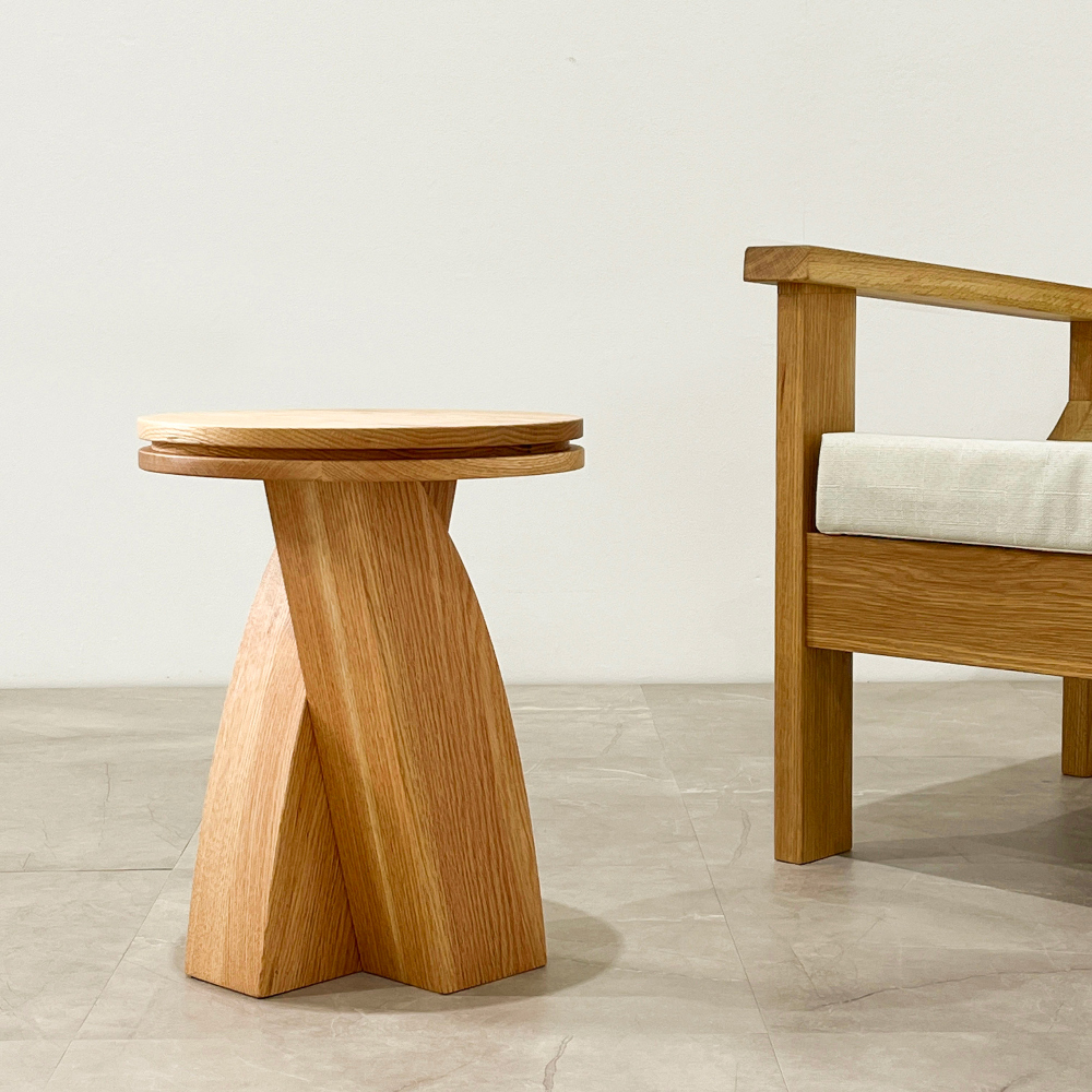 구름가구 렌티 원목 사이드 테이블 - 2colors