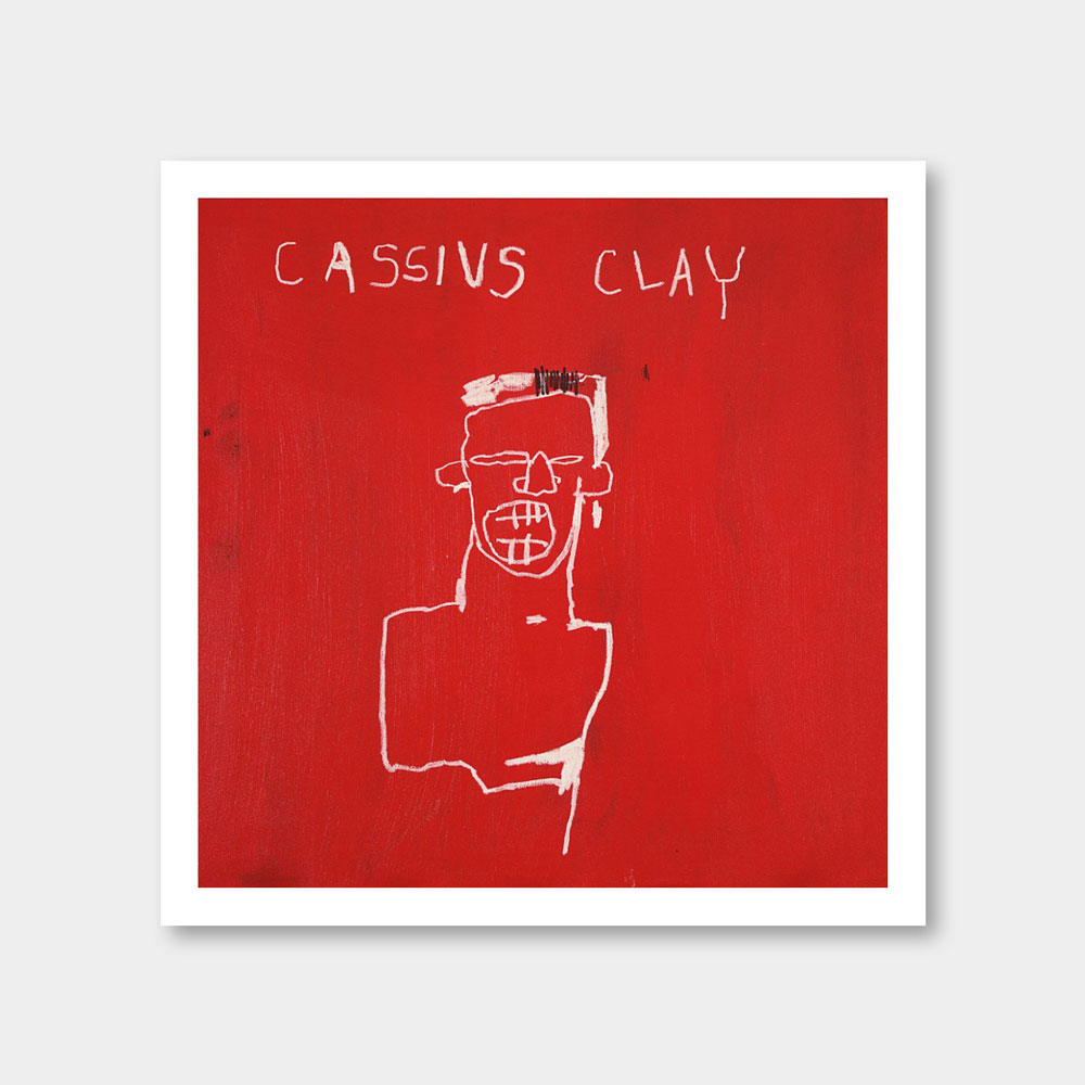 오픈에디션 / 장 미쉘 바스키아 / Cassius Clay, 1982 (액자포함)