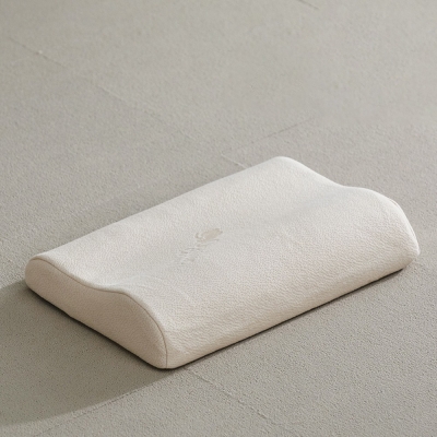 (11월특가) [나비드] 코지 천연라텍스 베개 굴곡형 (L) 겉커버 포함