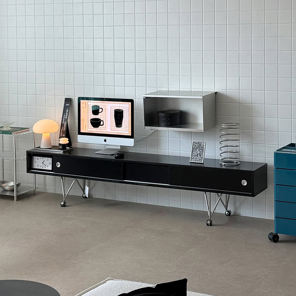 바미르 Ink night wide shelf (잉크나잇 와이드 선반_TV 다이)