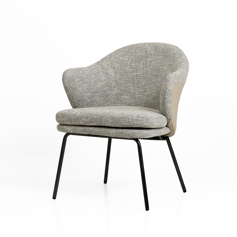 스완 패브릭 암체어