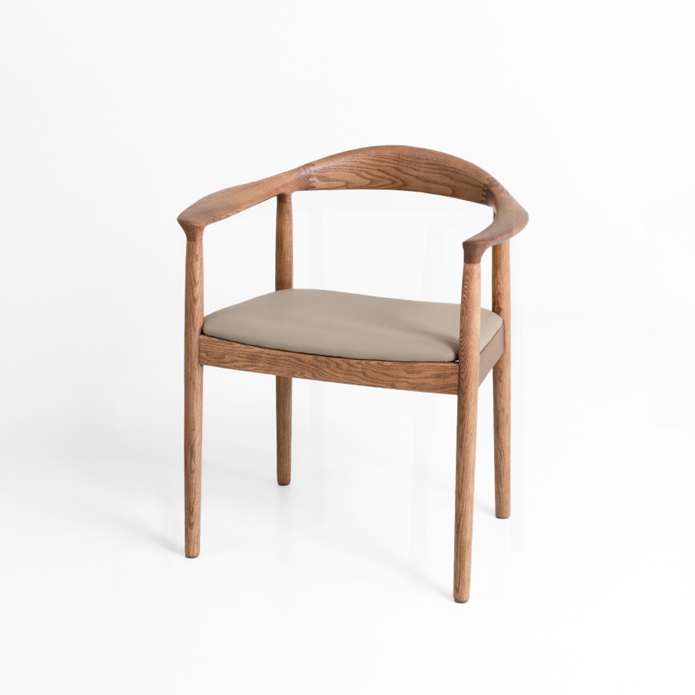 플릭 원목 암체어