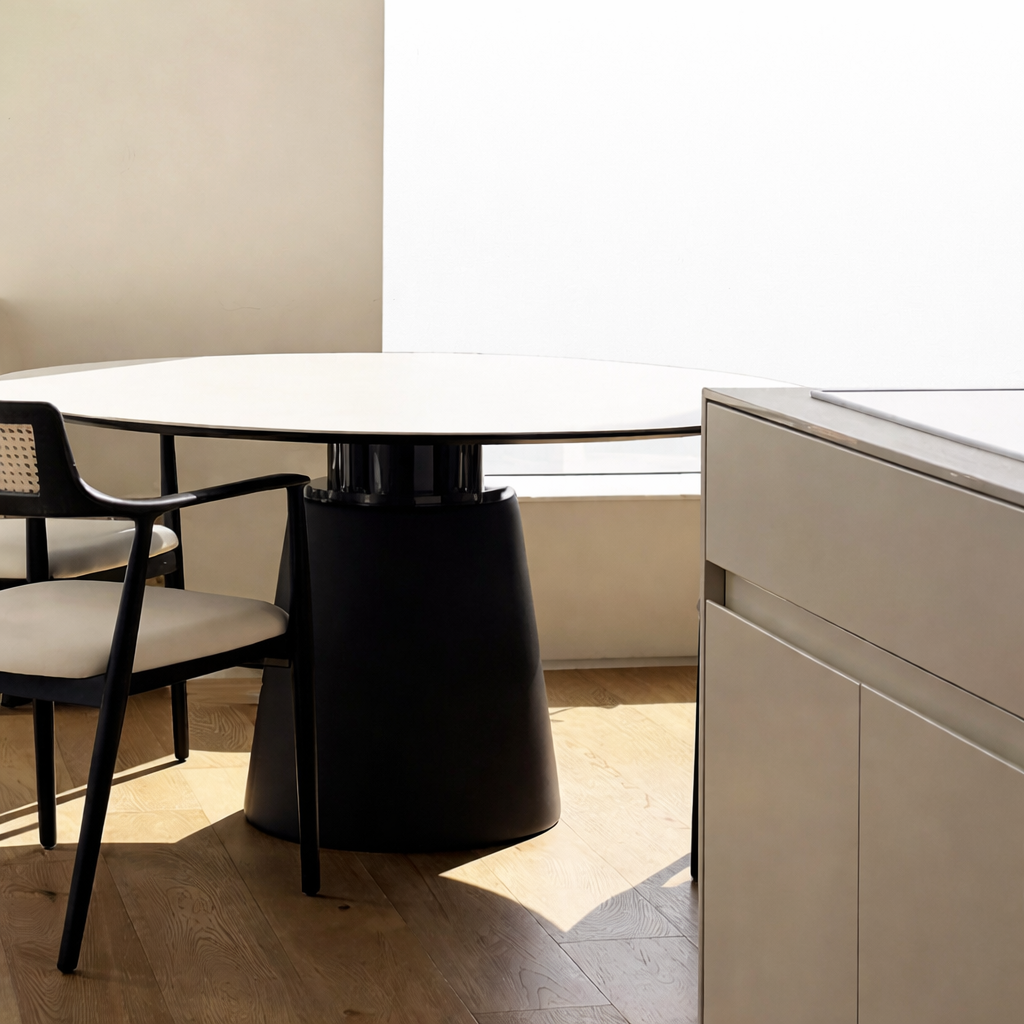 세티나인 NERO ROUND TABLE