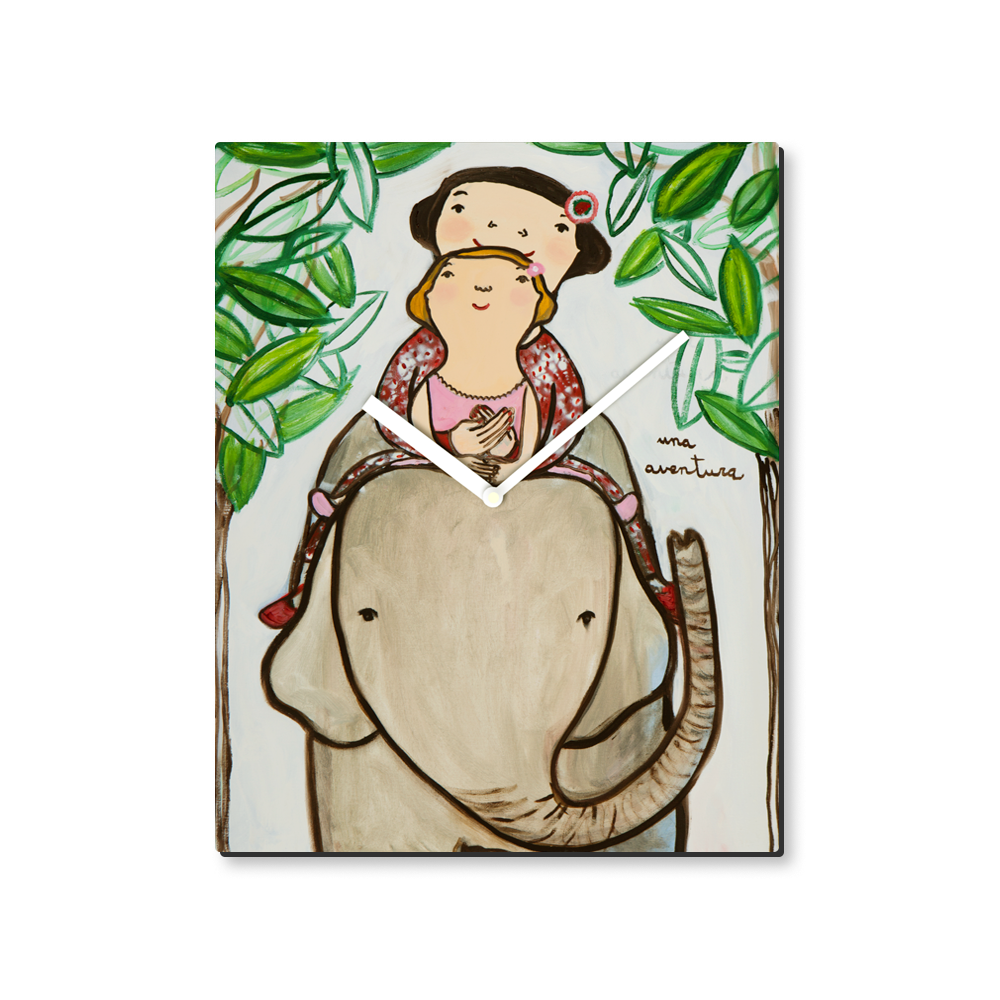 아티쉬 벽시계 - 에바 알머슨 Adventure