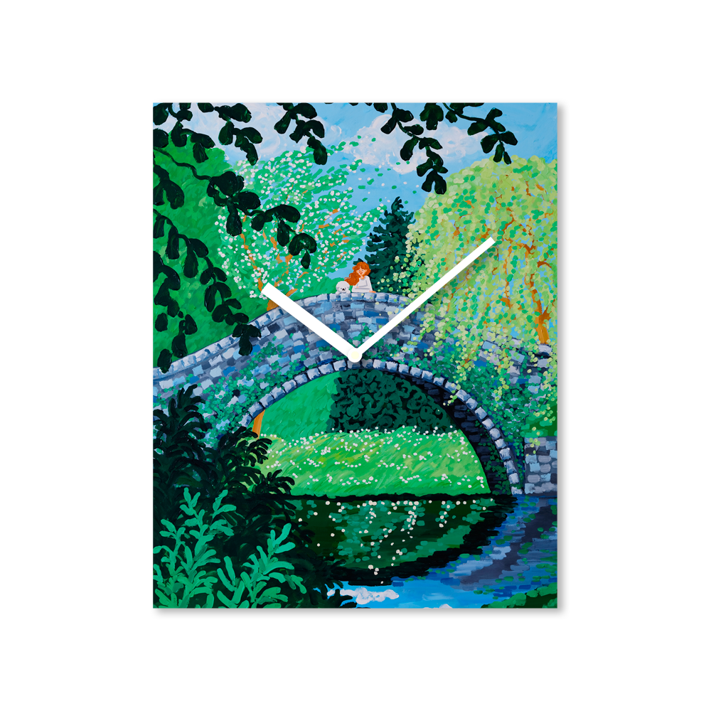 아티쉬 벽시계 - 프레리 On the bridge