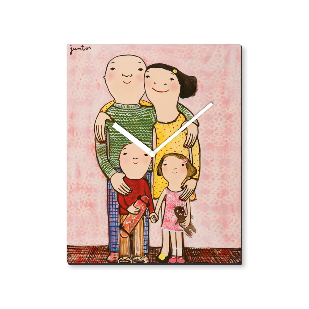 아티쉬 벽시계 - 에바 알머슨 Together (Pink)