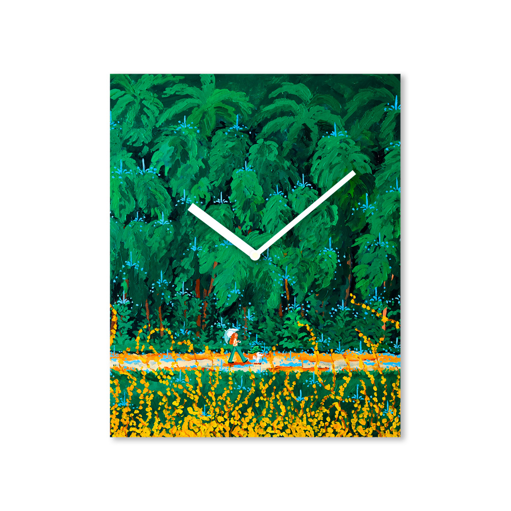 아티쉬 벽시계 - 프레리 Walking in the rain