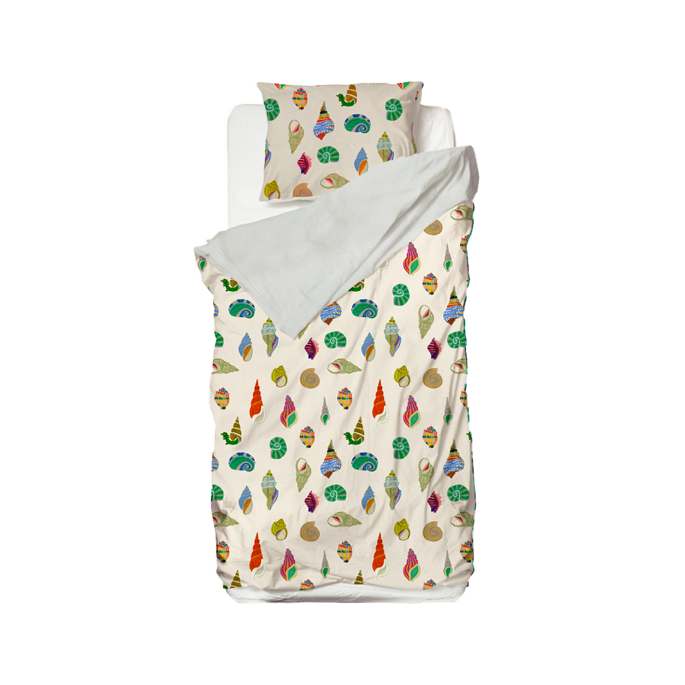 아티쉬 침구세트 - 모니카 포스버그 Sea Shells 인견차렵이불&베개 SS