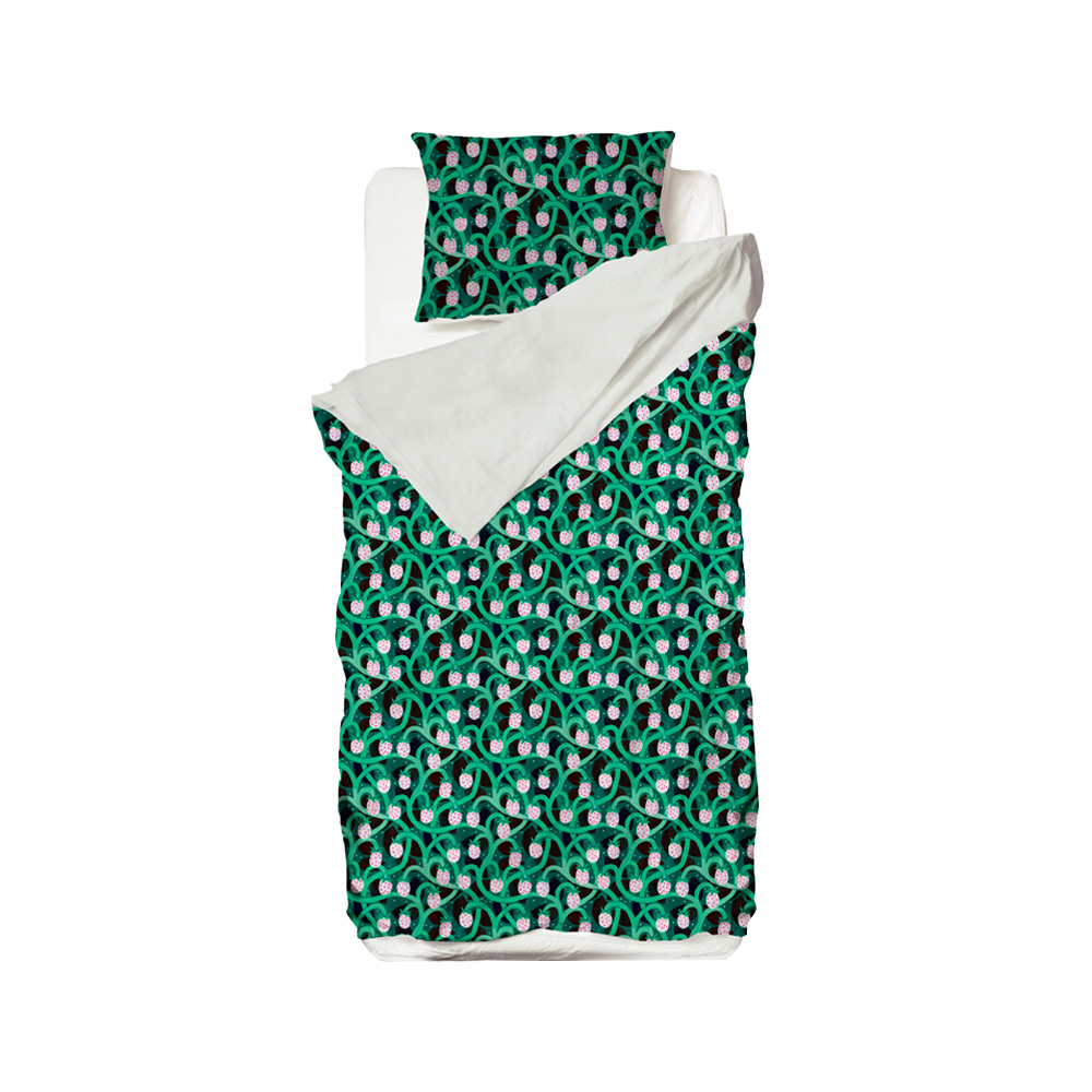 아티쉬 침구세트 - 모니카 포스버그 Strawbs 인견차렵이불&베개 SS