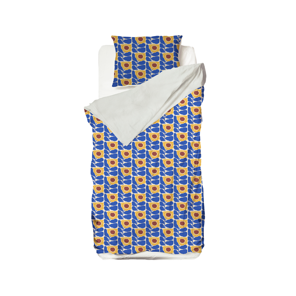 아티쉬 침구세트 - 리브 리 Sunflower 인견차렵이불&베개 SS