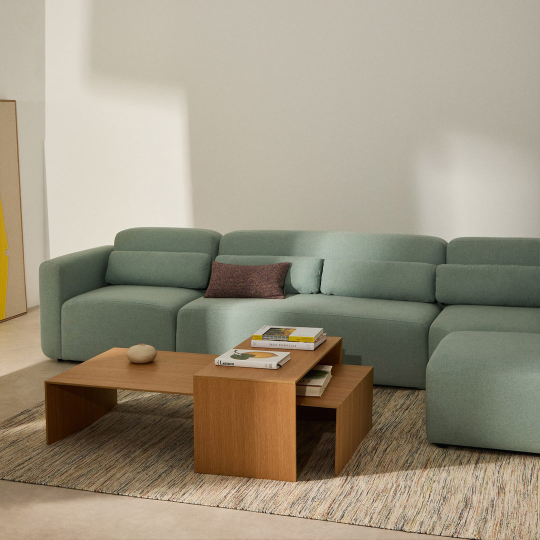 (1월특가) [단독쿠폰] 케이브홈 LITTO 리토 소파테이블 (오크) 90x45cm (-2/2)