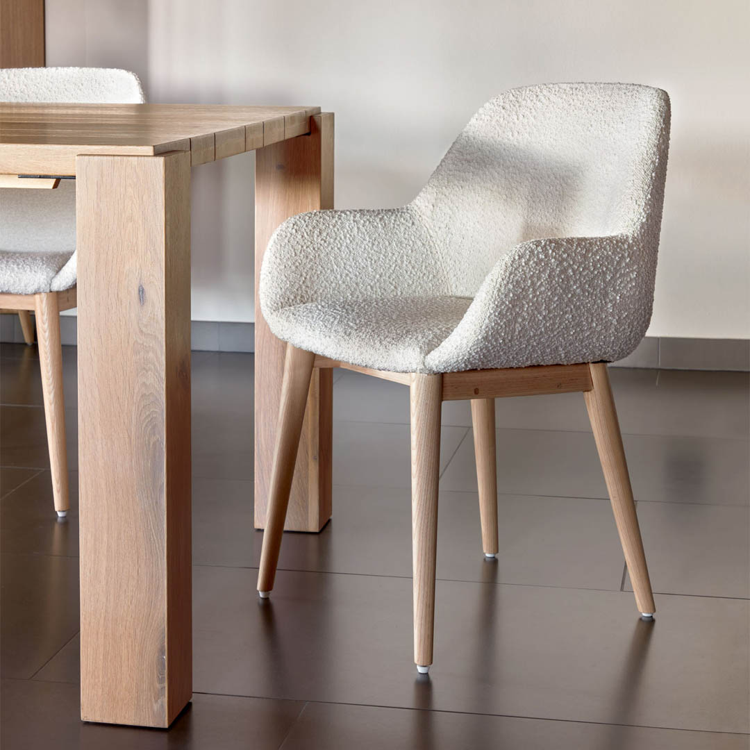 [단독쿠폰] 케이브홈 KONNA 코나 플리스 네츄럴 애쉬 원목 다이닝체어 2colors