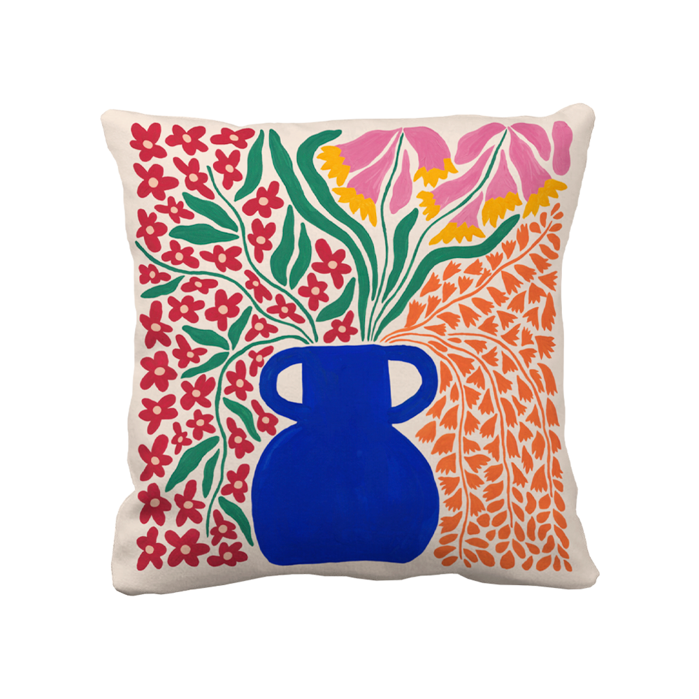 아티쉬 쿠션커버 - 리브 리 December Flowers