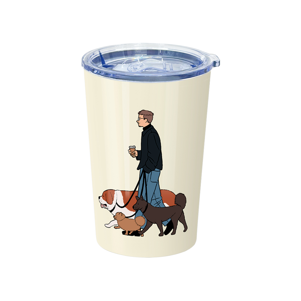 아티쉬 텀블러컵 - 일리야 밀스타인 Walk the dog M