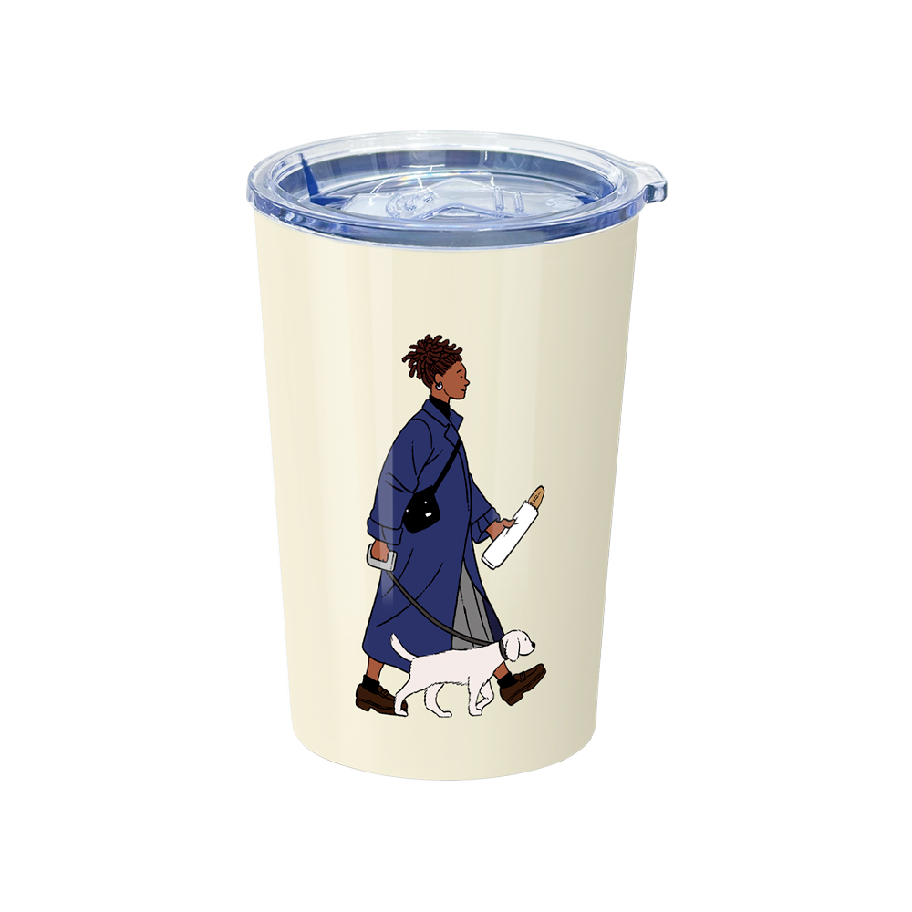 아티쉬 텀블러컵 - 일리야 밀스타인 Walk the dog W