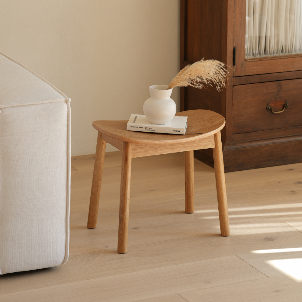 (2월특가) 라미에스 유니 오크 원목 스툴