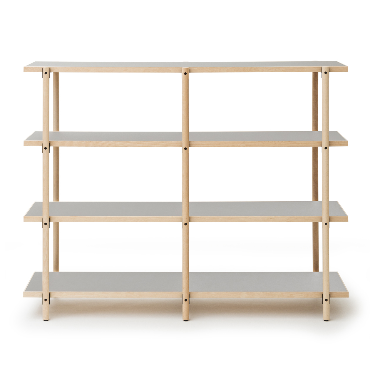 LOG 우드 리놀륨 선반 (2단/3단/4단)