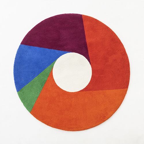 MAX BILL 아크릴 러그 - Color Wheel