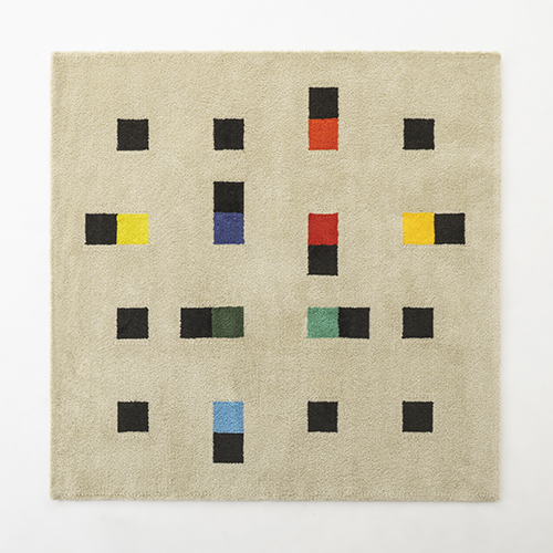 MAX BILL 아크릴 러그 - Colorful Accents