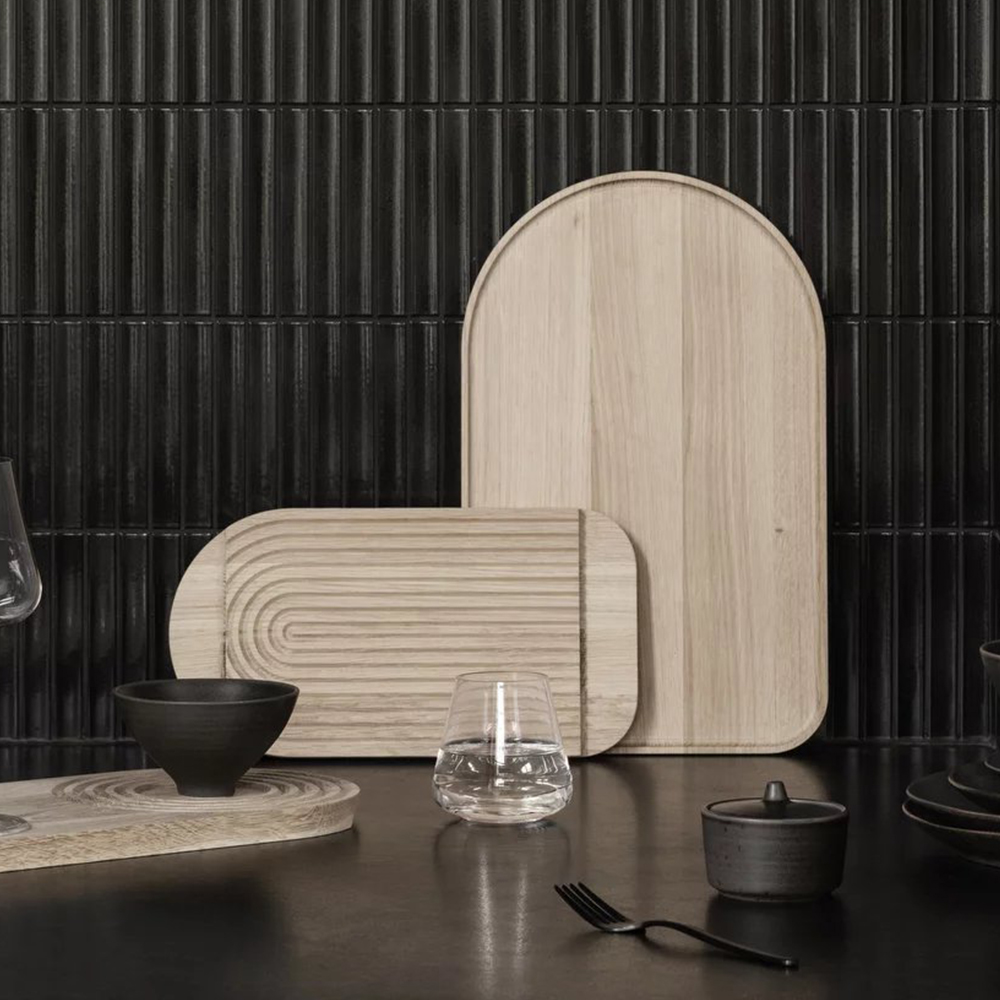 블로무스 젠 참나무 트레이 도마 M