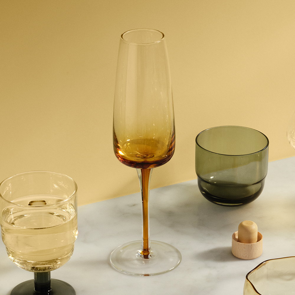 (11월특가) [단독최저] 브로스테 코펜하겐 앰버 샴페인 글라스 200ml 2colors [-11/16]